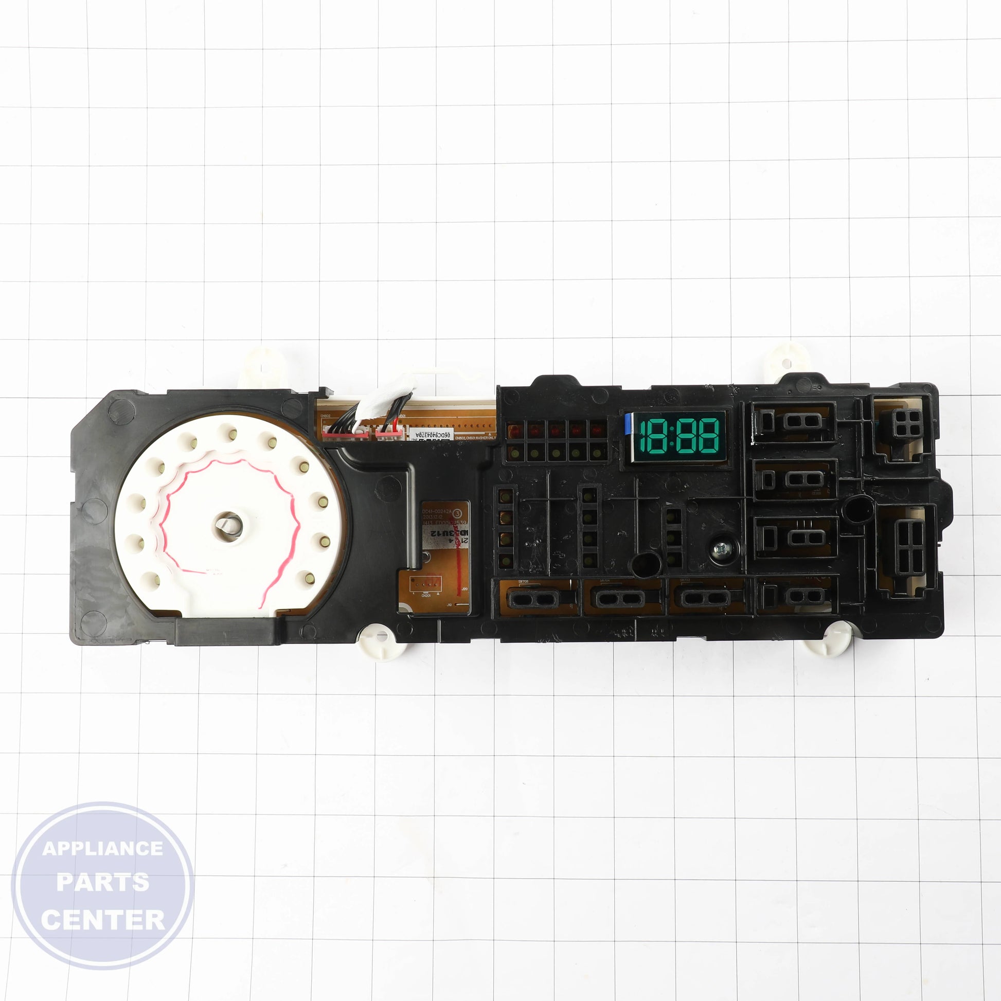 ASSY PCB SUB;DV7000HA DC92-01624D - Side view with specific measurements and specs