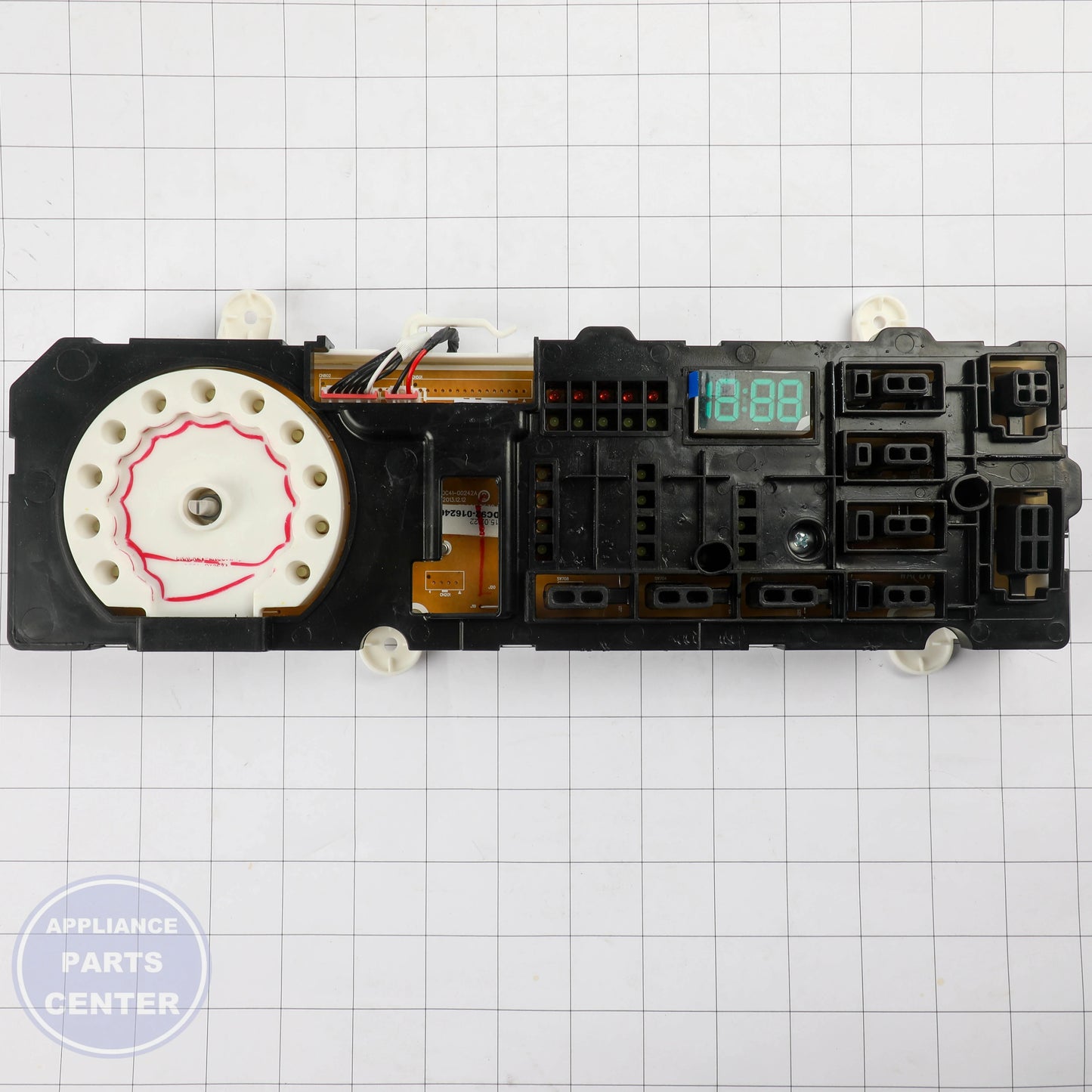 ASSY PCB SUB;DV7000HA DC92-01624G - Side view with precise measurements