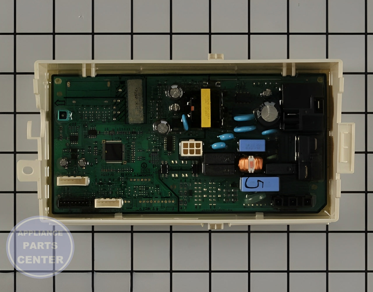 Samsung Dryer Main Control Board DC92-01729P - Main view showing circuit board for Samsung models