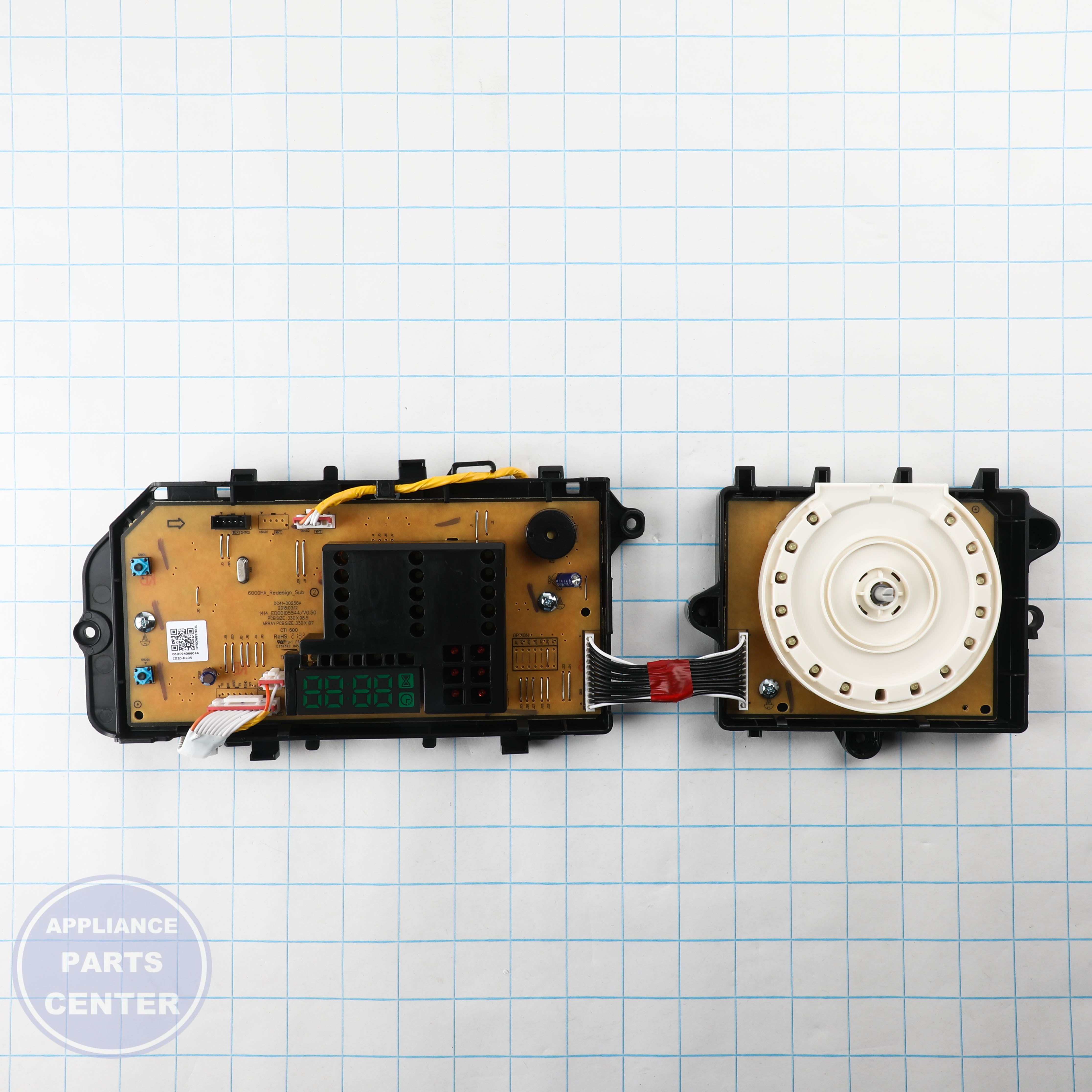 ASSY PCB DISPLAY DC92-01802K - Side view with 110V voltage specification