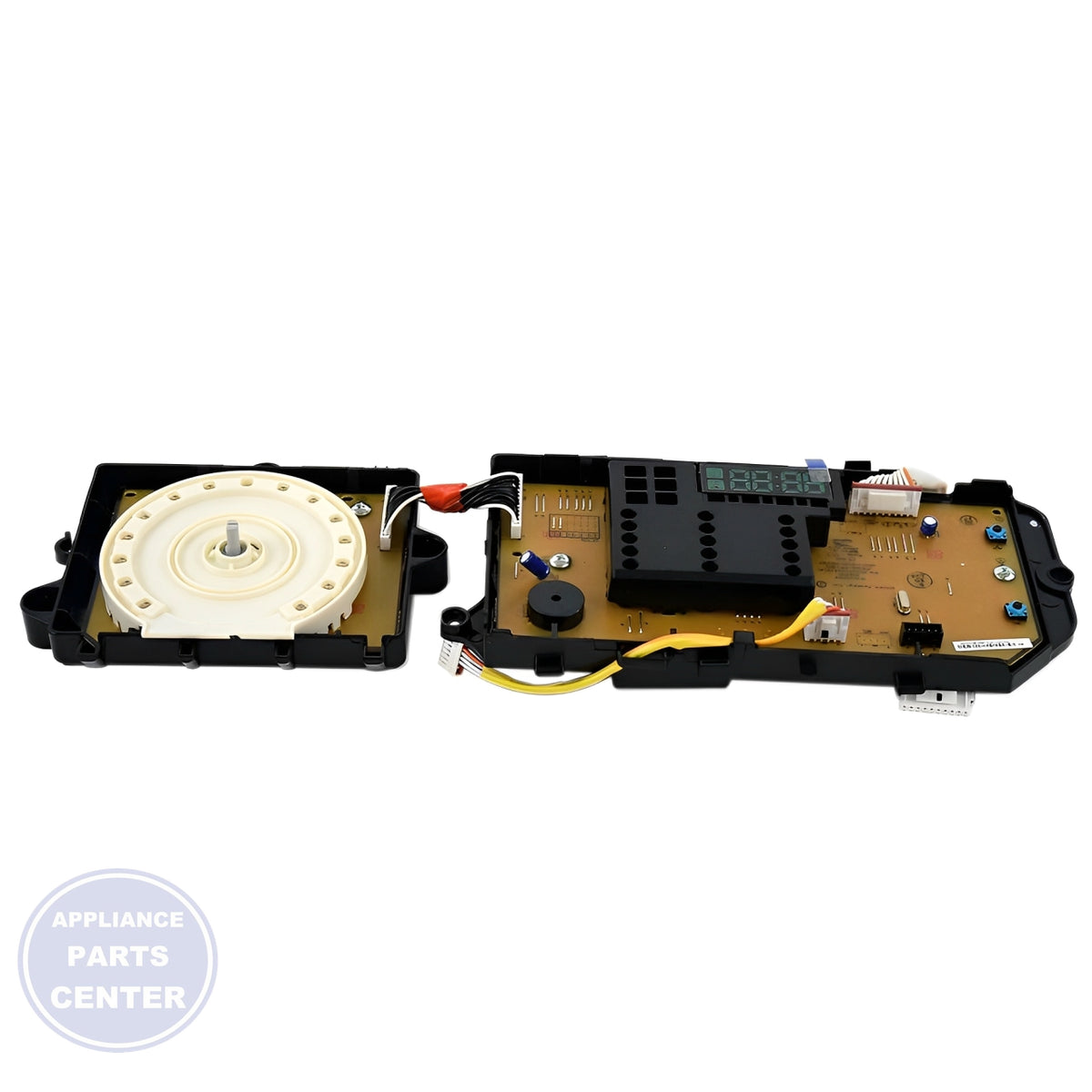 SAMSUNG WASHER DISPLAY PRINTED CIRCUIT BOARD ASSEMBLY - Main view showing digital display functionality for Samsung washer models
