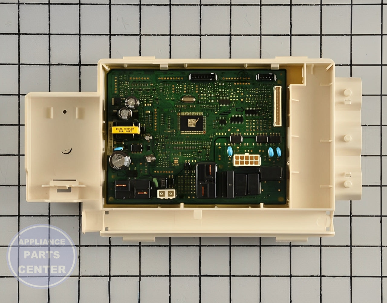 SAMSUNG WASHER MAIN POWER CONTROL BOARD ASSEMBLY DC92-01803C - Main view showing circuit design for Samsung washer models