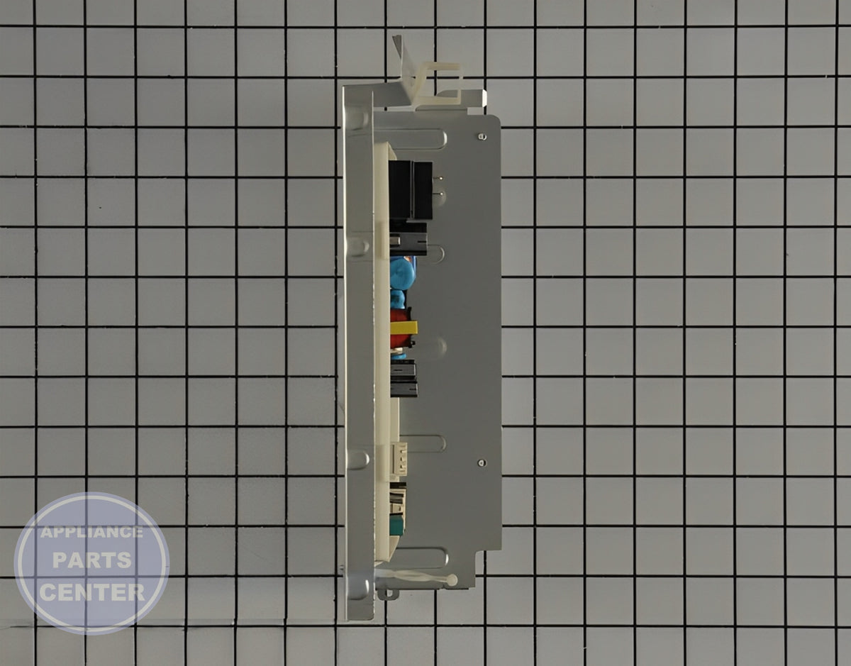 SAMSUNG DRYER PCB ASSEMBLY WITH HOLDER DC92-01896G - Main view showing circuit board for SMG Dryer