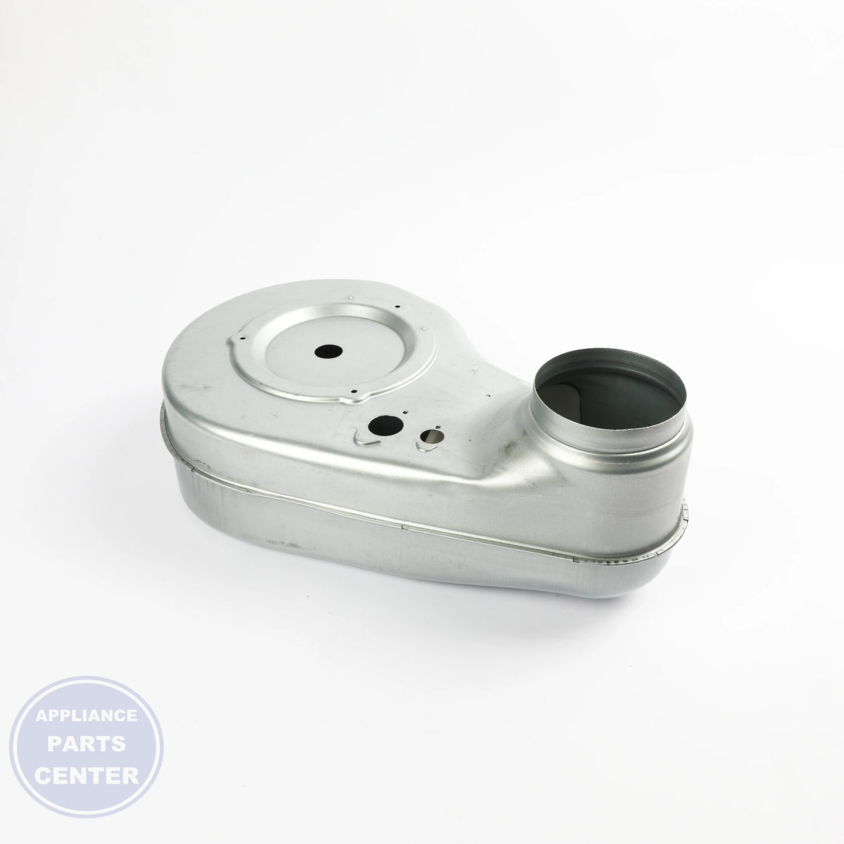 ASSY COVER DUCT DC93-00098D - Side view with precise measurements