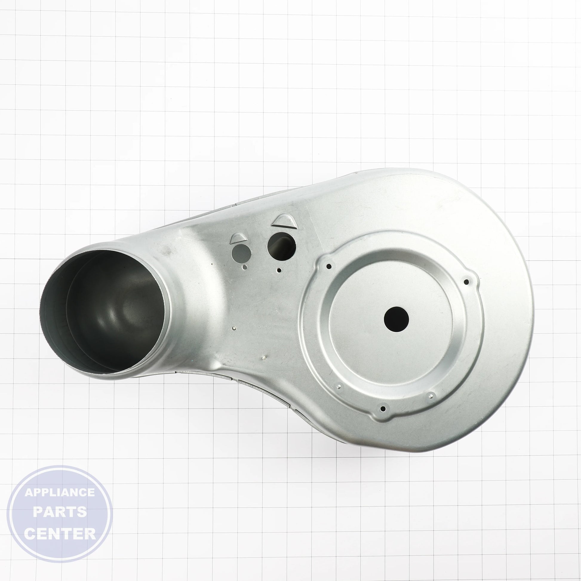 SAM ASSY COVER DUCT DC93-00098D - Installation in DV457EVGS showing mounting points