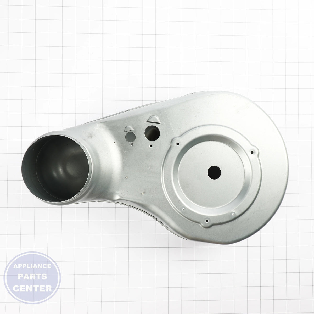 SAM ASSY COVER DUCT DC93-00098D - Installation in DV457EVGS showing mounting points