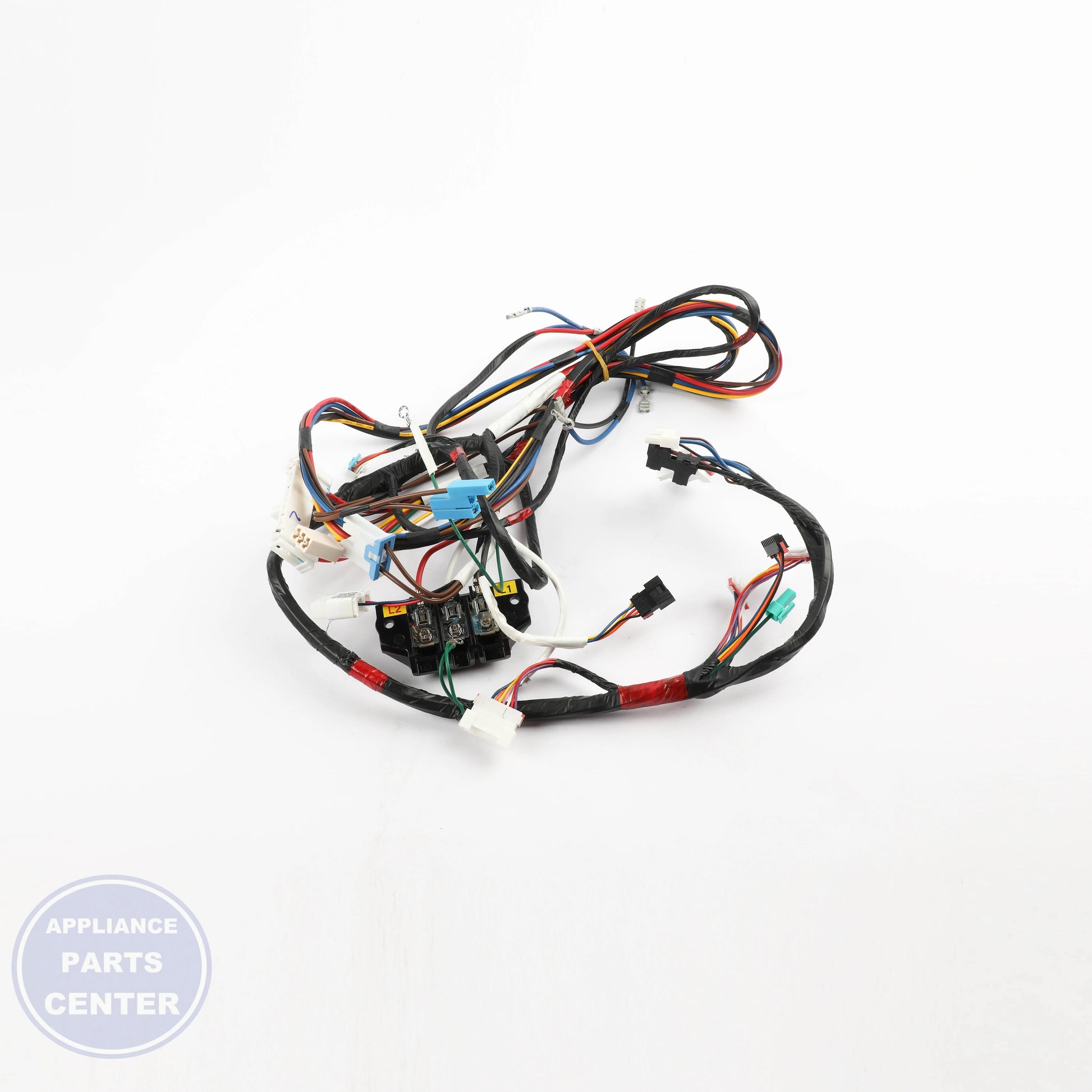 ASSY WIRE HARNESS-MAIN;DRYER-L,SMART TES DC93-00153N - Side view with wire specifications