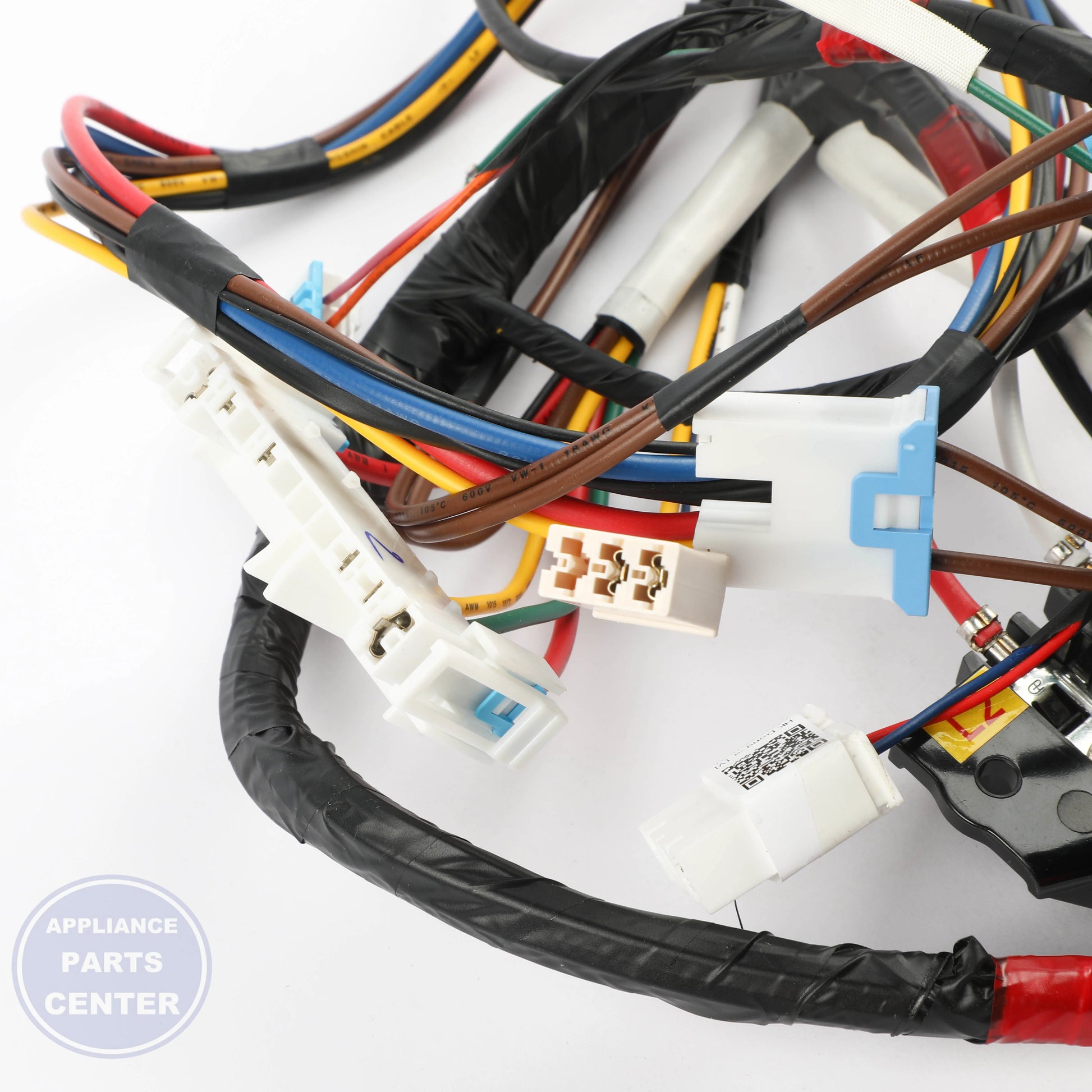 SAM ASSY WIRE HARNESS-MAIN;DRYER-L,SMART TES DC93-00153N - Main view showing wire, receptacle & connector for SAM Dryer