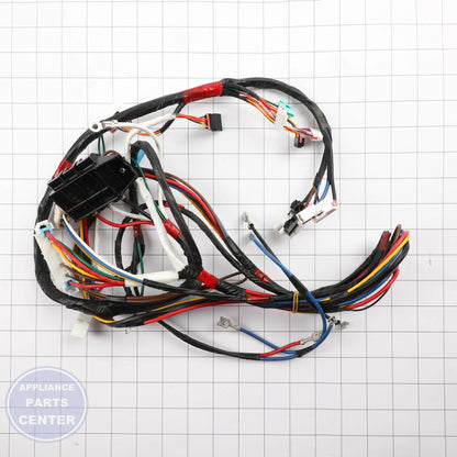 SAM ASSY WIRE HARNESS-MAIN;DRYER-L,SMART TES DC93-00153N - Installation in SAM Dryer showing mounting points