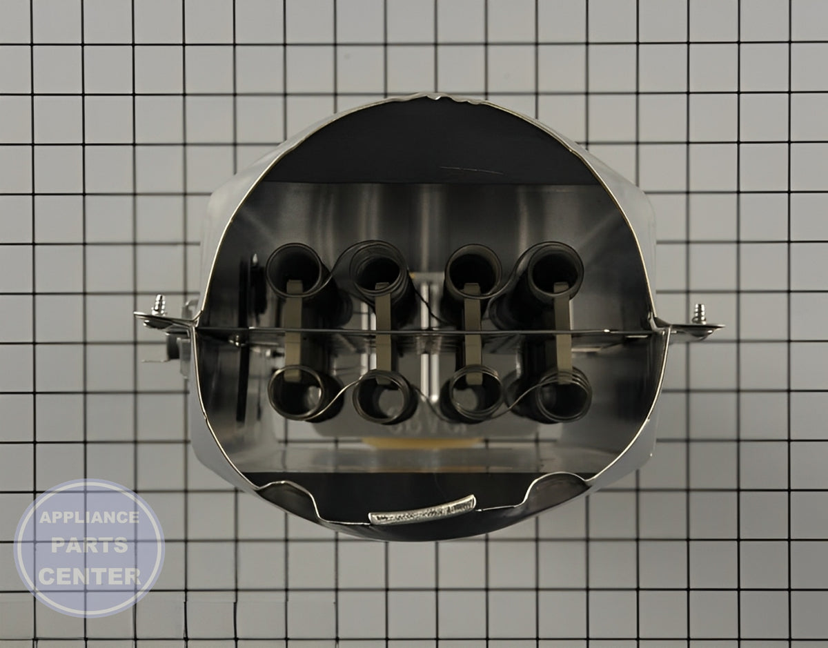SAMSUNG DRYER DUCT HEATER ASSEMBLY DC93-00154A - Installation in XYZ model showing key mounting points