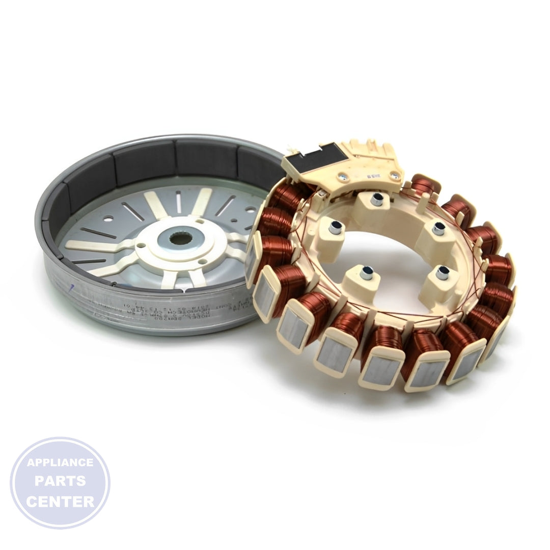 SAMSUNG WASHER DRIVE MOTOR ASSEMBLY DC93-00309A - Detailed view of high-performance technical details