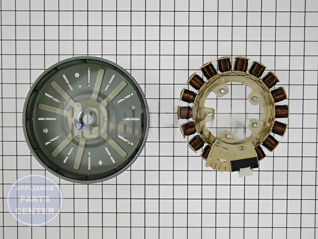 SAMSUNG WASHER DRIVE MOTOR ASSEMBLY DC93-00309A - Main view showing heavy load compatibility for [specific models]