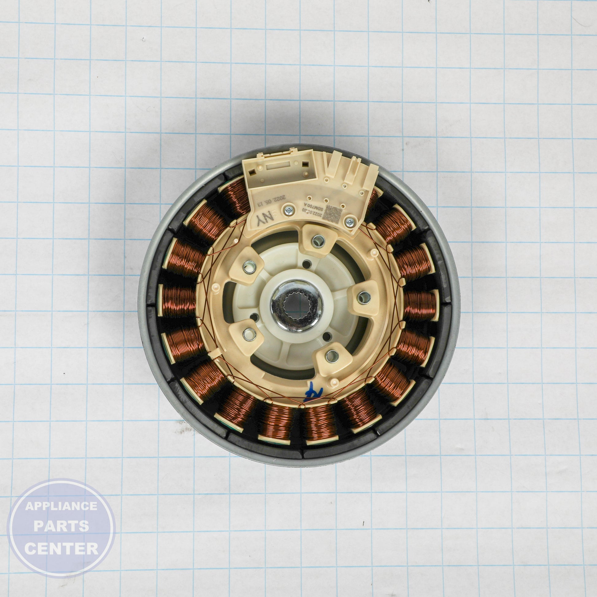 SAM ASSY DD BLDC MOTOR-MODULE;HUDSON,SDM700, DC93-00309B - Installation in SAM model showcasing key mounting points
