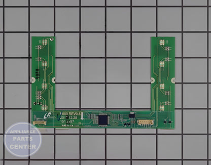 Samsung User Control and Display Board DC93-00376A - Main view showing LED display for Samsung Dryer and Washing Machine