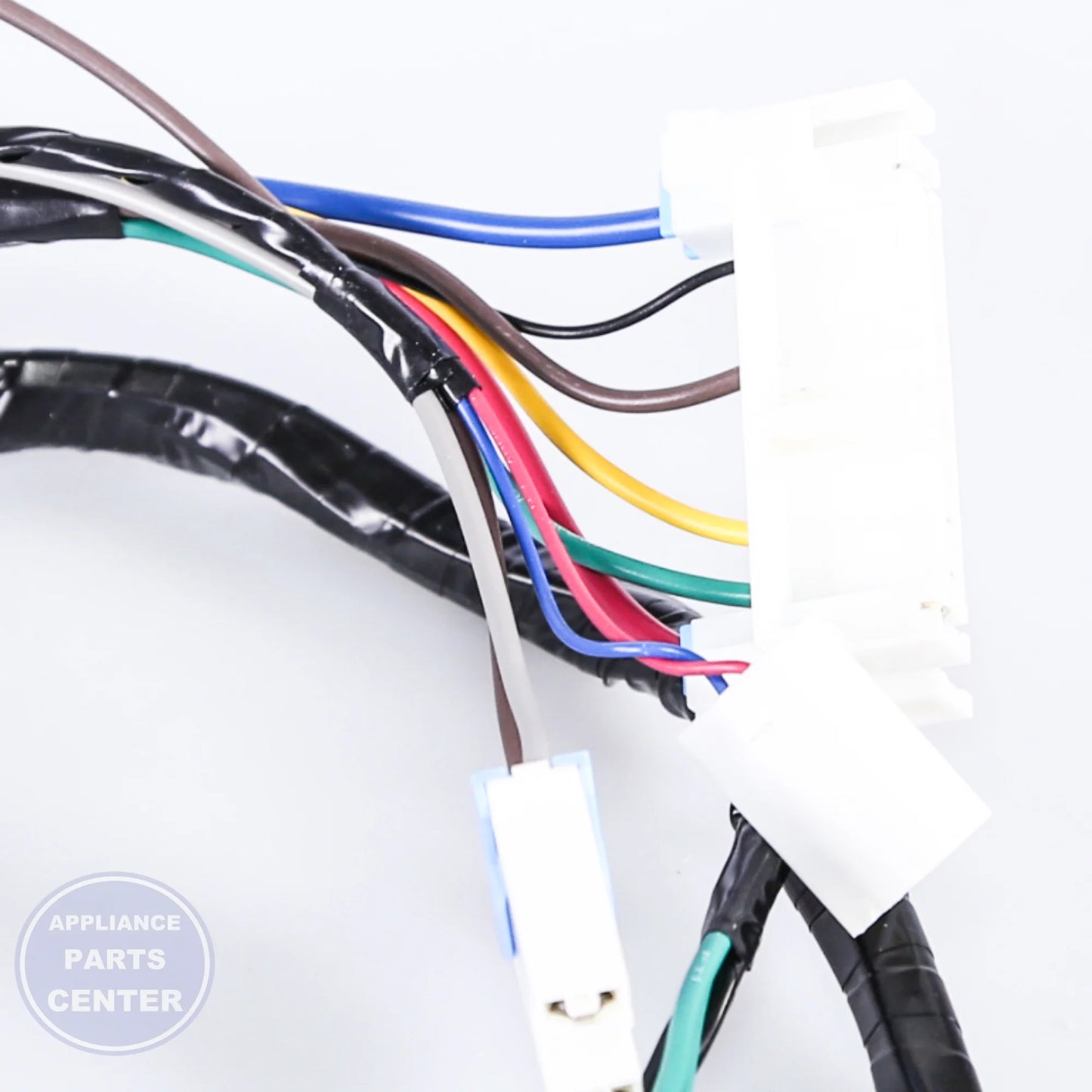 Samsung ASSY WIRE HARNESS-MAIN;DRYER-L,DUAL,STEA DC93-00465A - Installation in specific model showcasing key mounting points