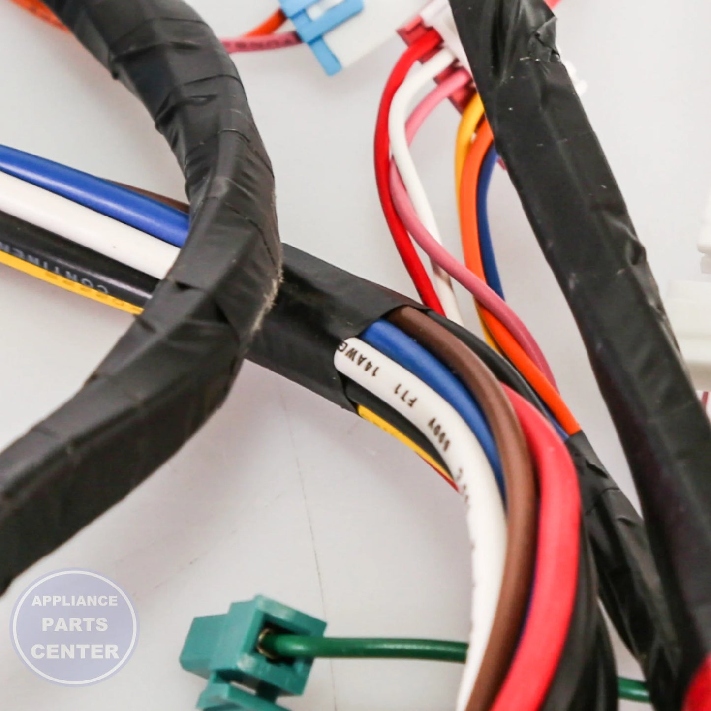 ASSY WIRE HARNESS-MAIN;DRYER-L,DV52J8060 - Detailed view of high-quality wire connectors