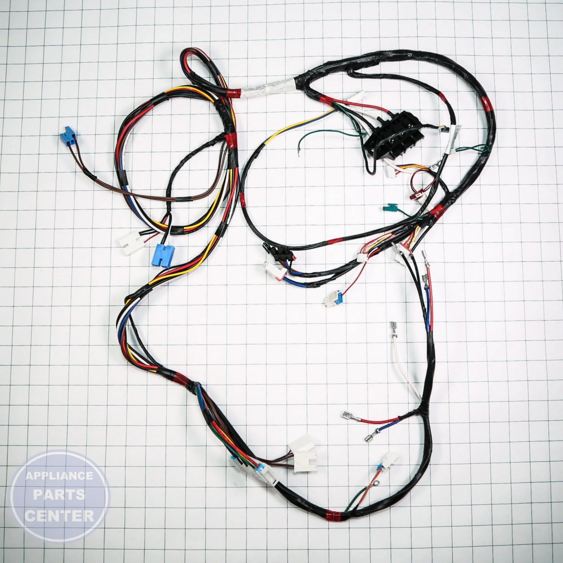 SAM Dryer ASSY WIRE HARNESS-MAIN;DRYER-L,DV52J8060 - Installation in DV52J8060 model showing mounting points