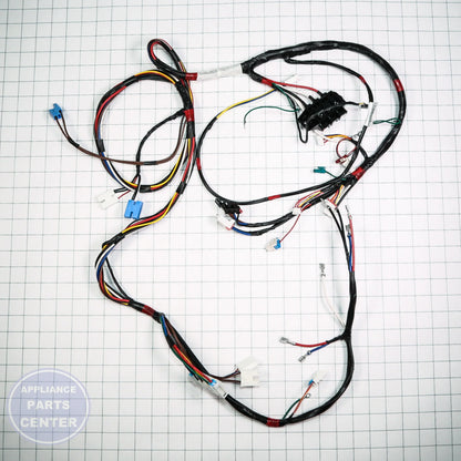 SAM Dryer ASSY WIRE HARNESS-MAIN;DRYER-L,DV52J8060 - Installation in DV52J8060 model showing mounting points