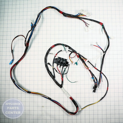 SAM Dryer ASSY WIRE HARNESS-MAIN;DRYER-L,DV52J8060 - Installation in DV52J8060 model showing mounting points