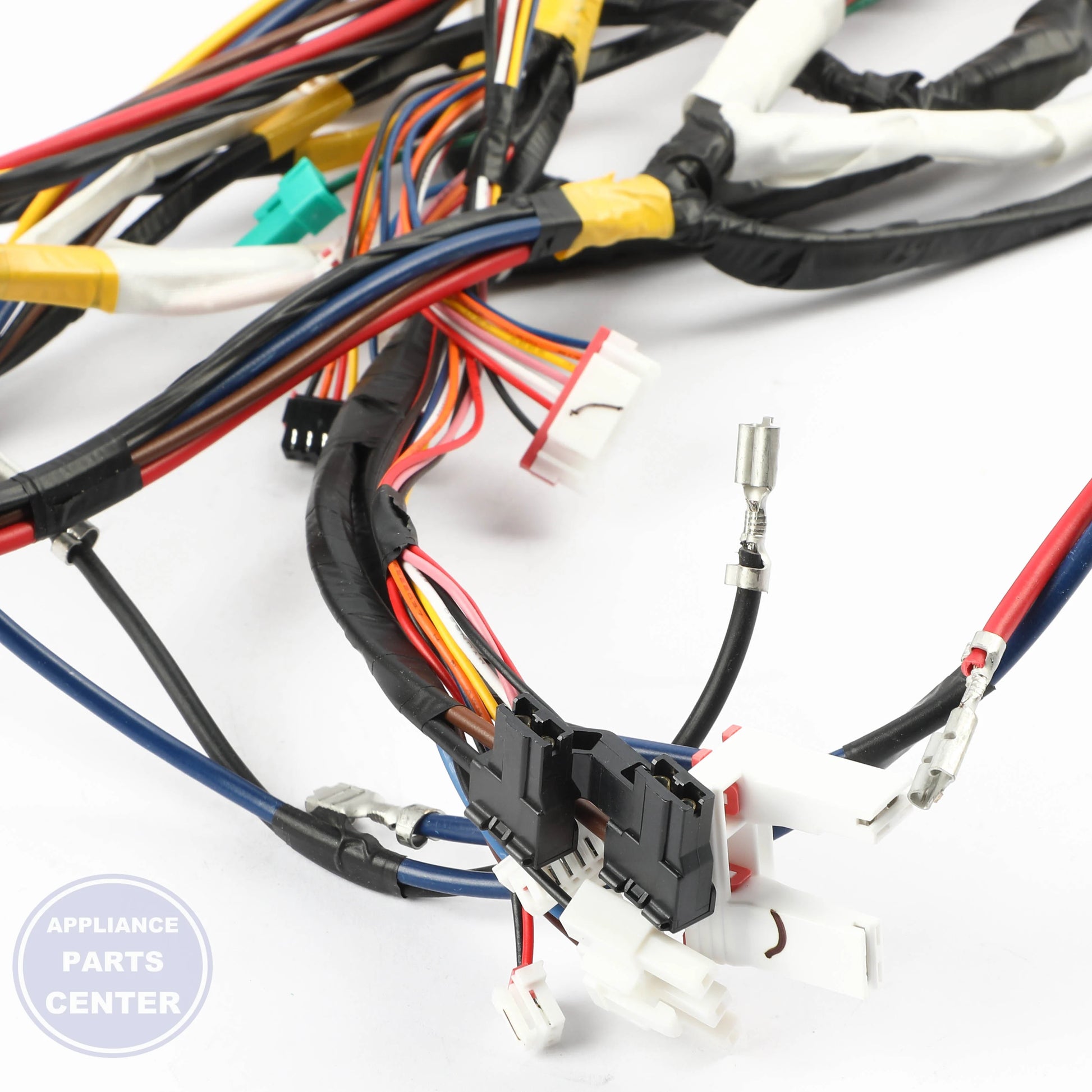 SAM ASSY WIRE HARNESS-MAIN;DRYER-L,DVE50R530 DC93-00823B - Installation in DVE50R530 showing mounting points