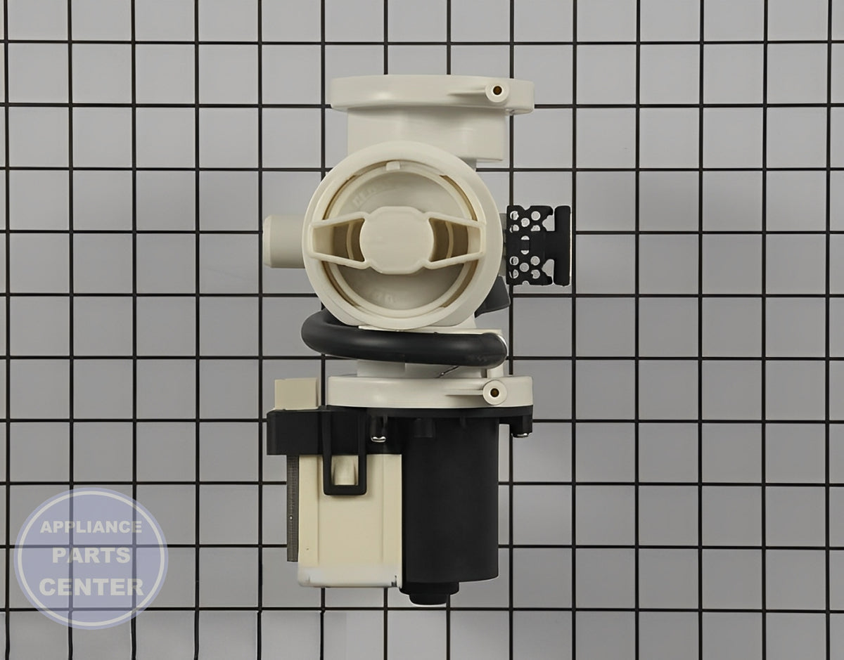 SAMSUNG WASHER WATER DRAIN PUMP DC96-01585D - Side view with optimal specs