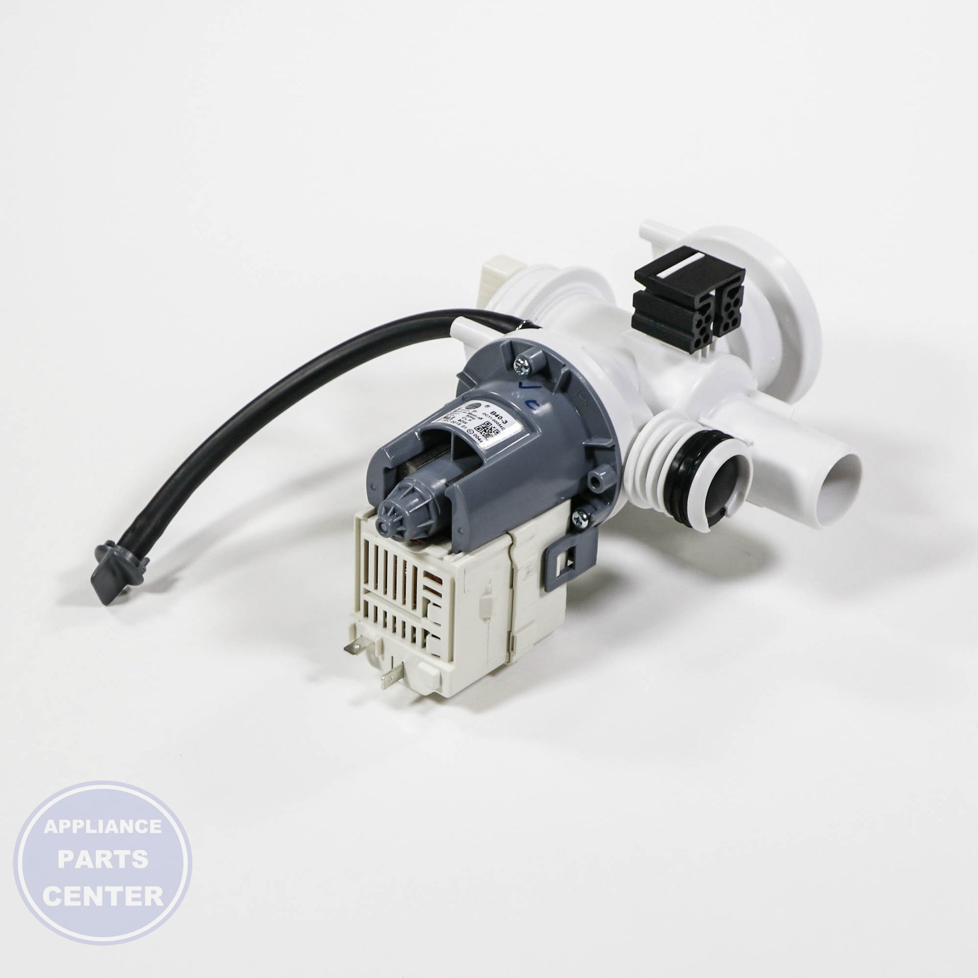 ASSY PUMP DRAIN DC96-01585L - Detailed view of high-quality technical details