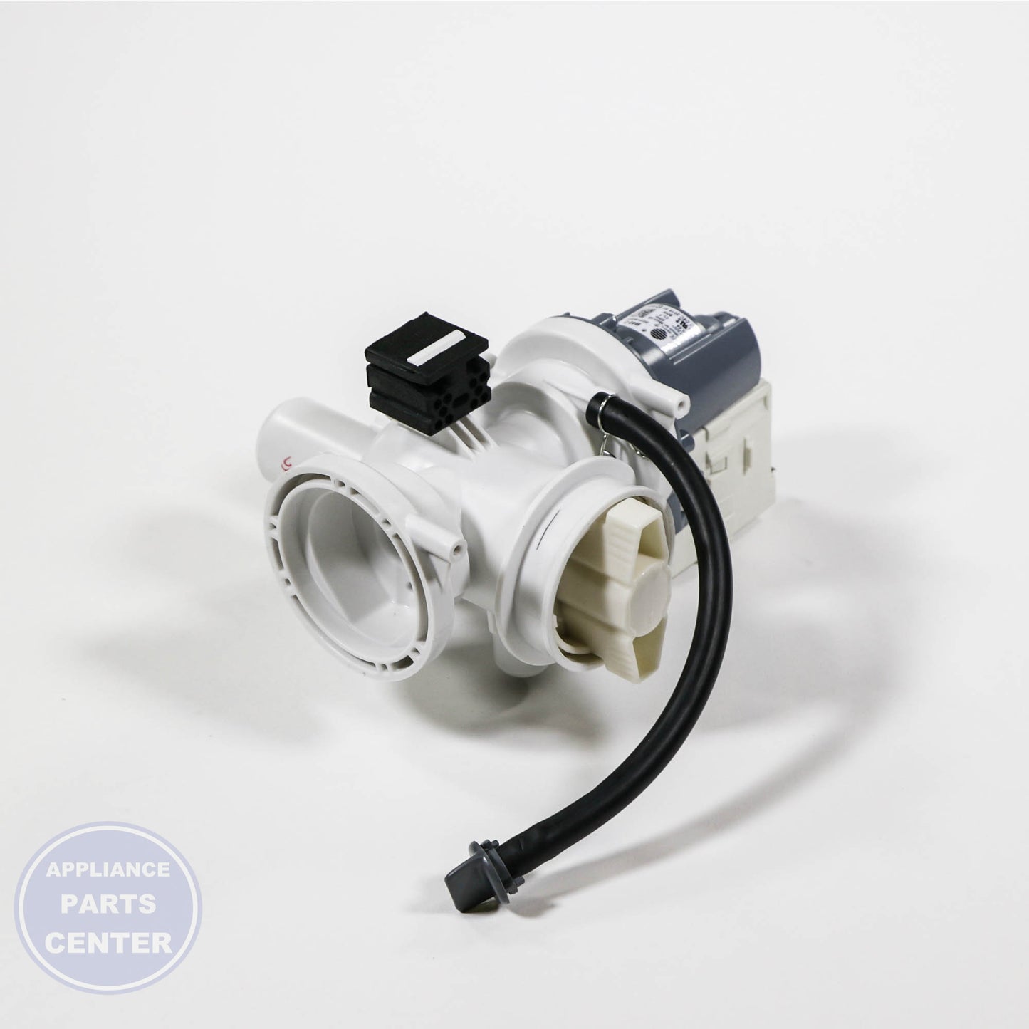 ASSY PUMP DRAIN DC96-01585L - Side view with 10 gallons/minute drainage capacity