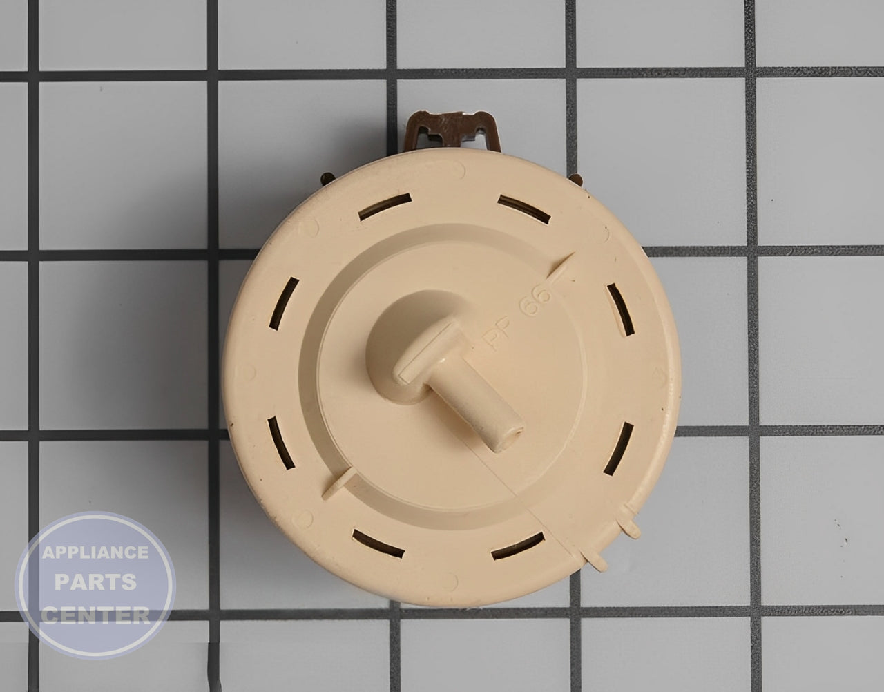 Washer Water Pressure Sensor Switch DC96-01703B - Side view with precise measurements