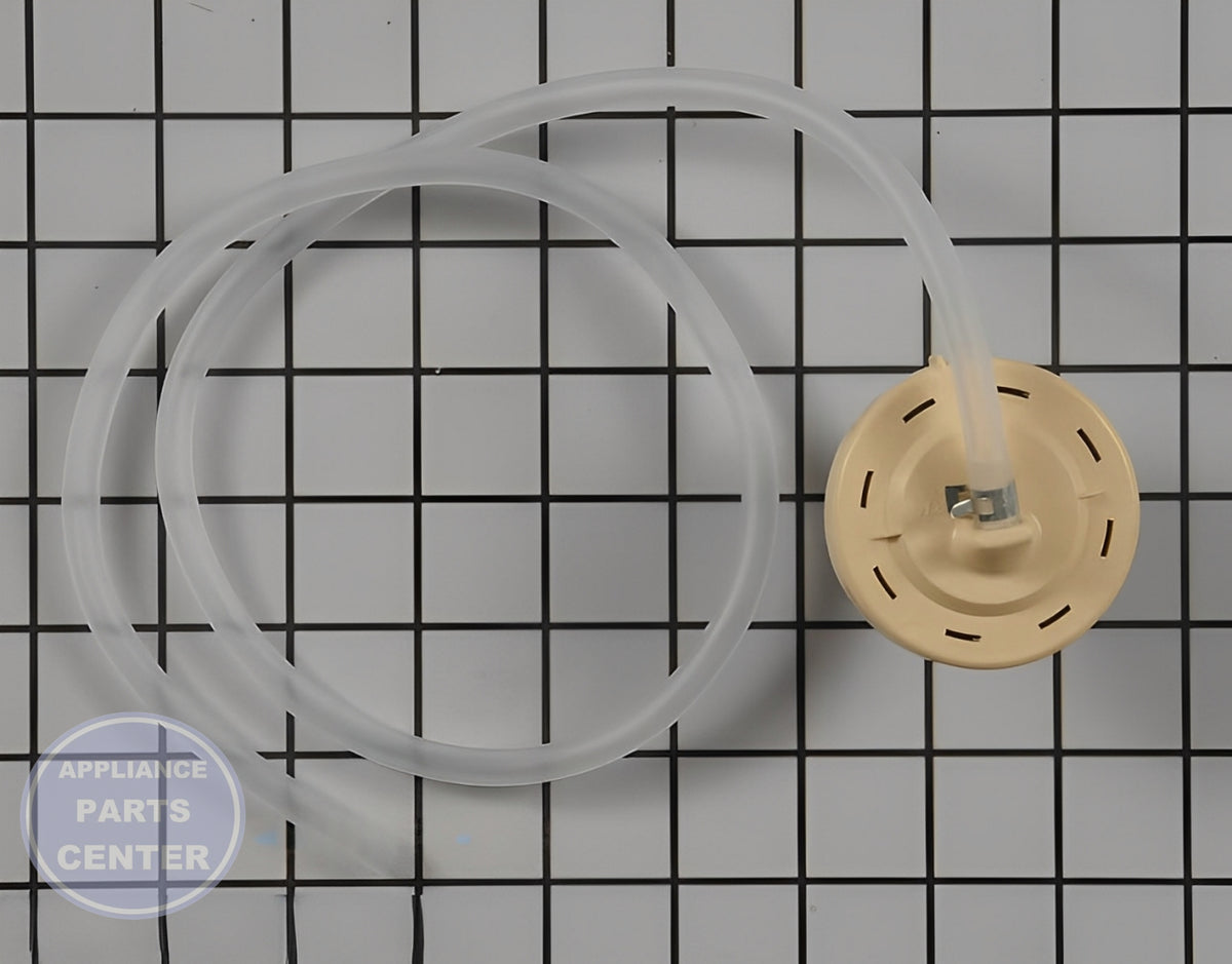 SAMSUNG WASHER WATER LEVEL PRESSURE SWITCH HOSE SENSOR ASSEMBLY DC96-01703C - Detailed view of water level pressure sensor