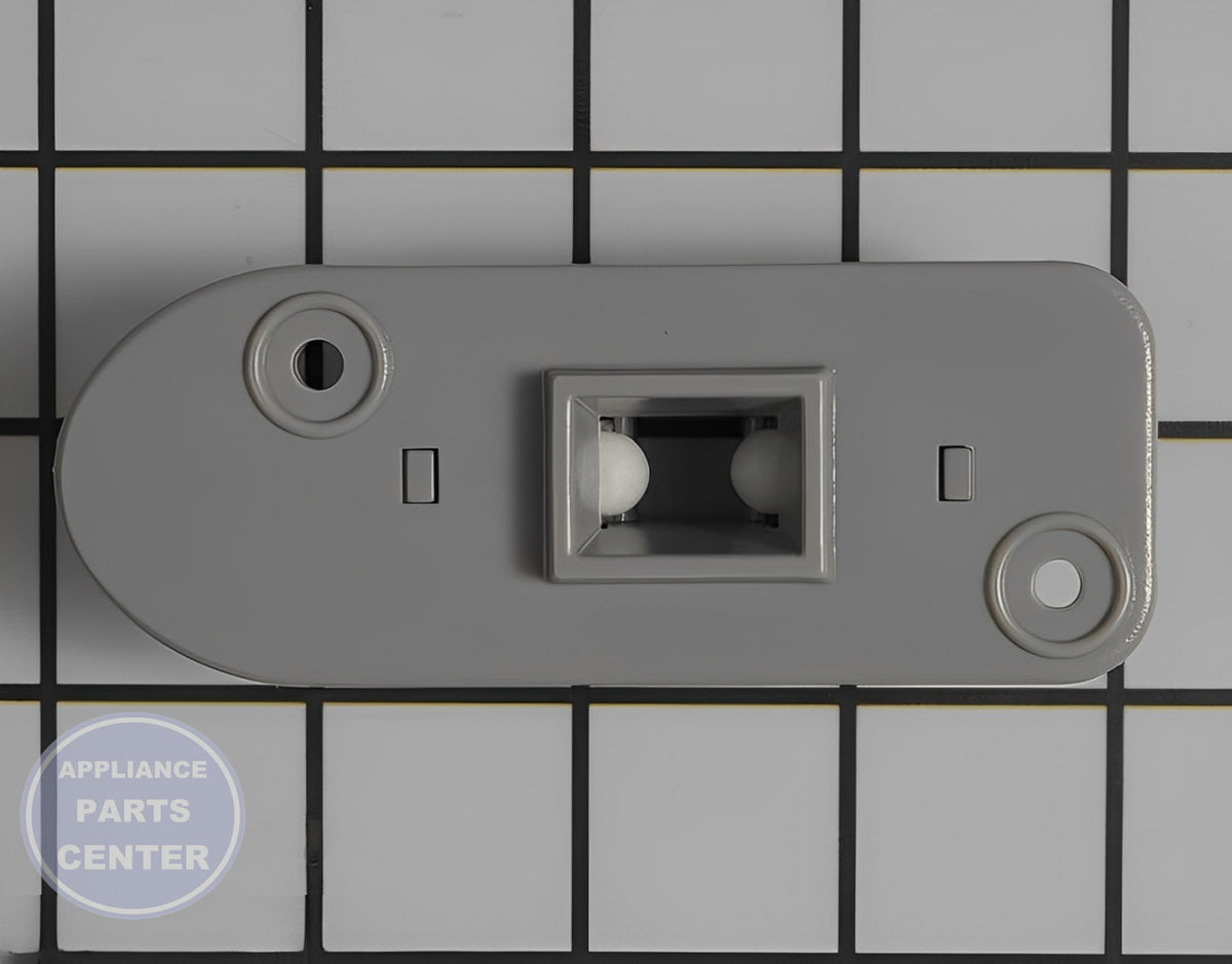 SAMSUNG DRYER DOOR LEVER HOLDER CATCH ASSEMBLY DC97-07510B - Main view showing secure latch for Samsung dryers