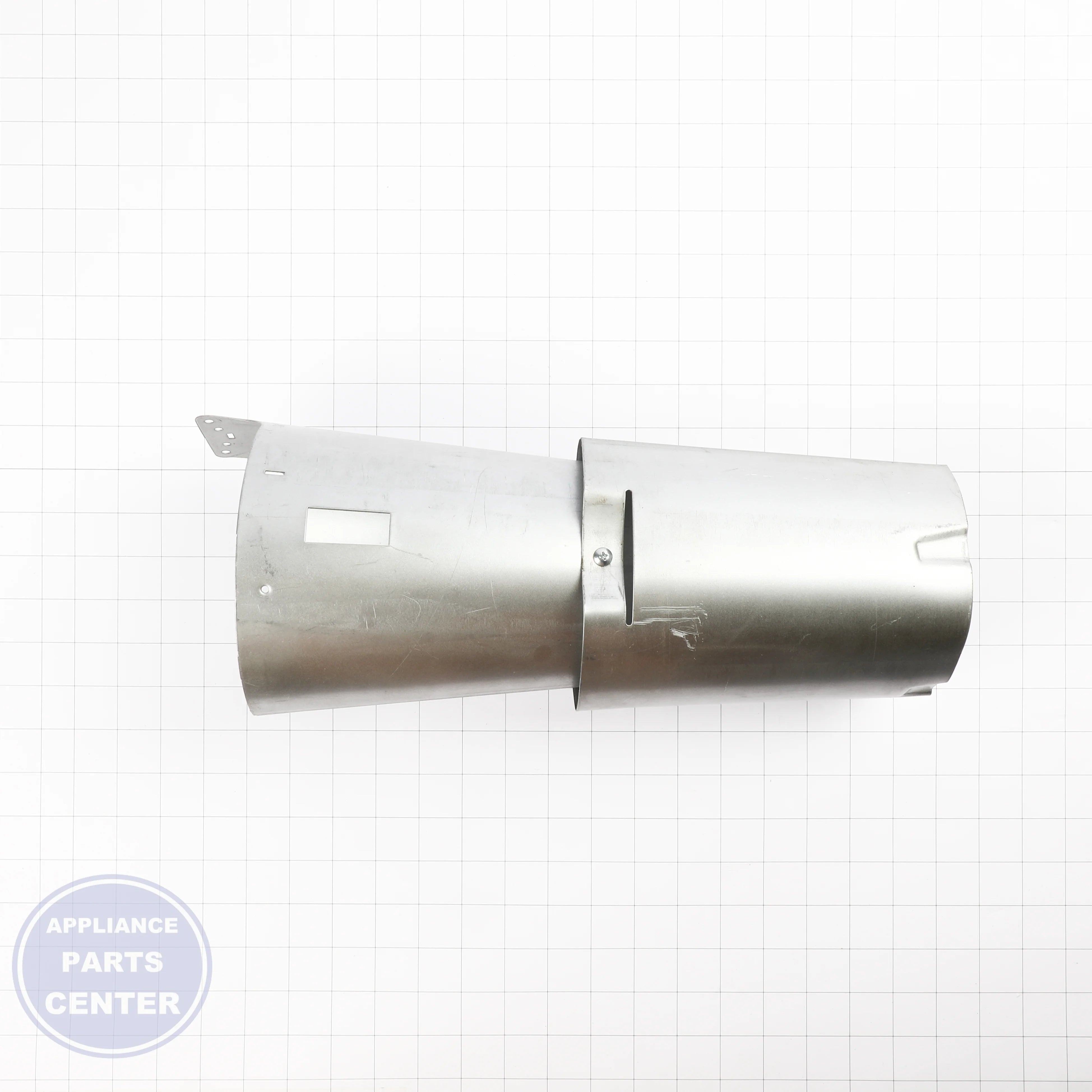 ASSY DUCT CONE;27' DRYER DC97-07602C - Side view with 27' measurement