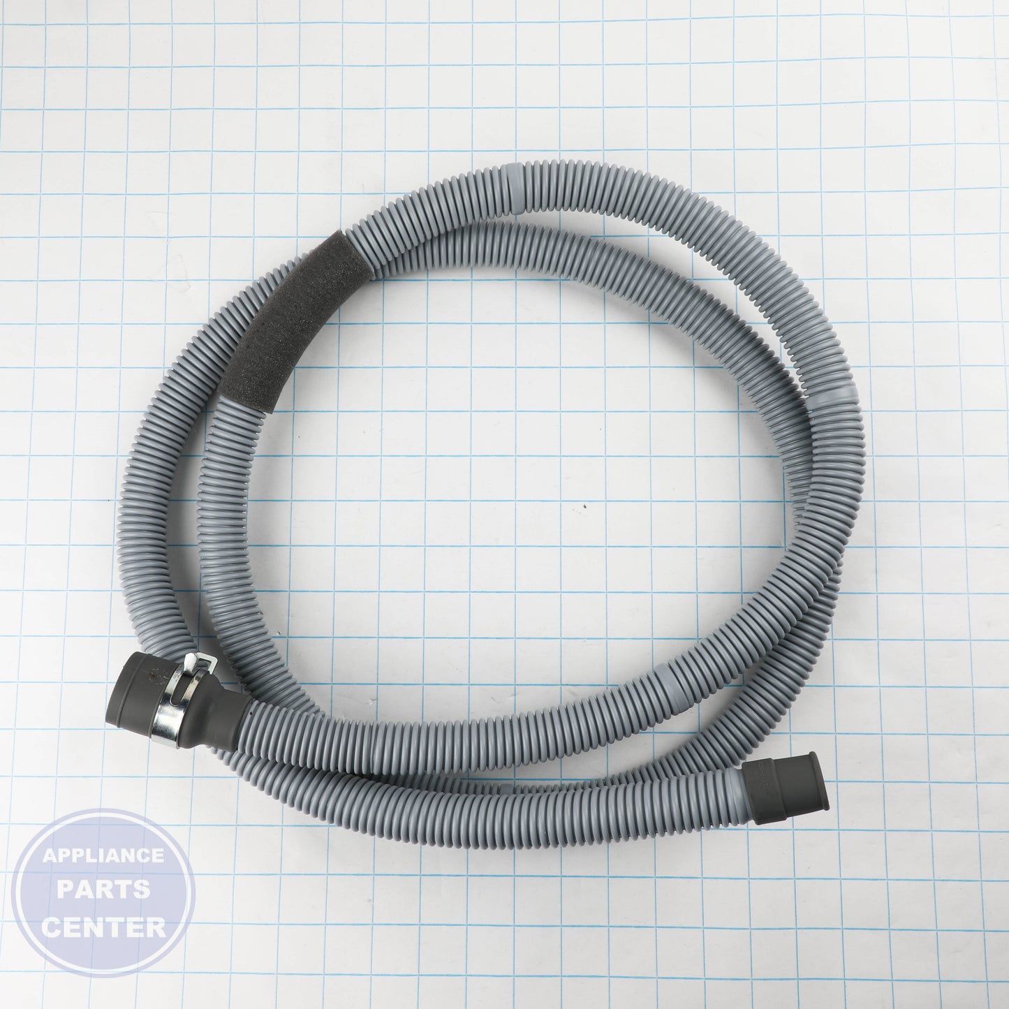 ASSY HOSE DRAIN;WF8000/6000R,VE,SPONGE L - Side view with optimal specs for SAM models