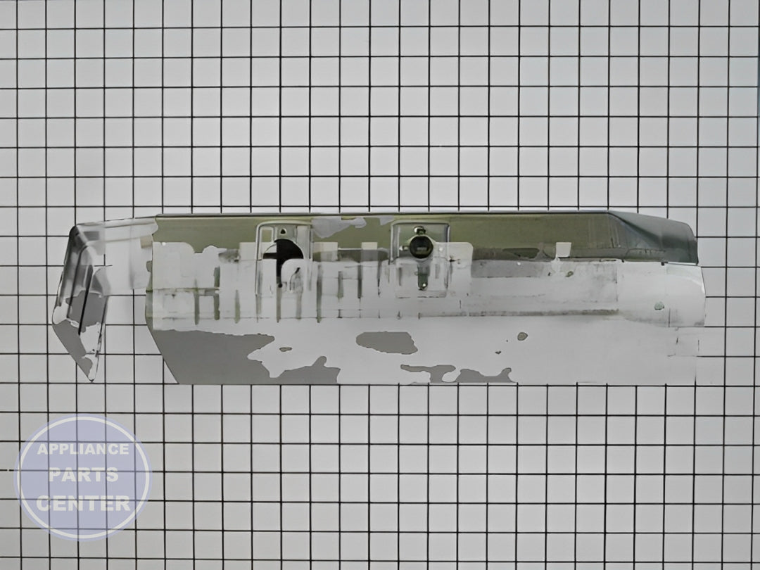 DRYER HEATING ELEMENT ASSEMBLY DC97-14486D - Side view with precise measurements