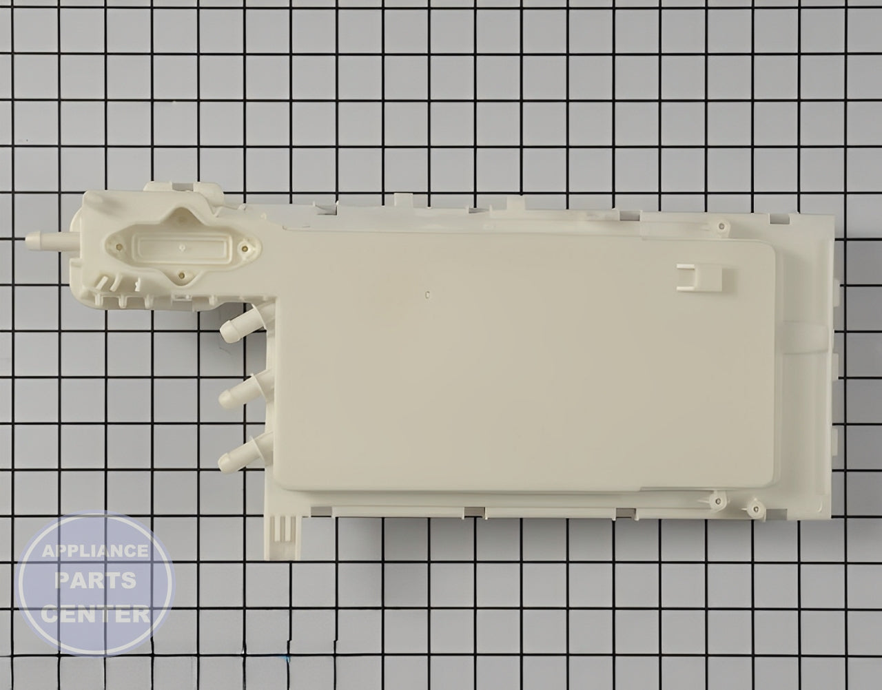 Dispenser Housing DC97-14493B - Detailed view of 5 lbs detergent support