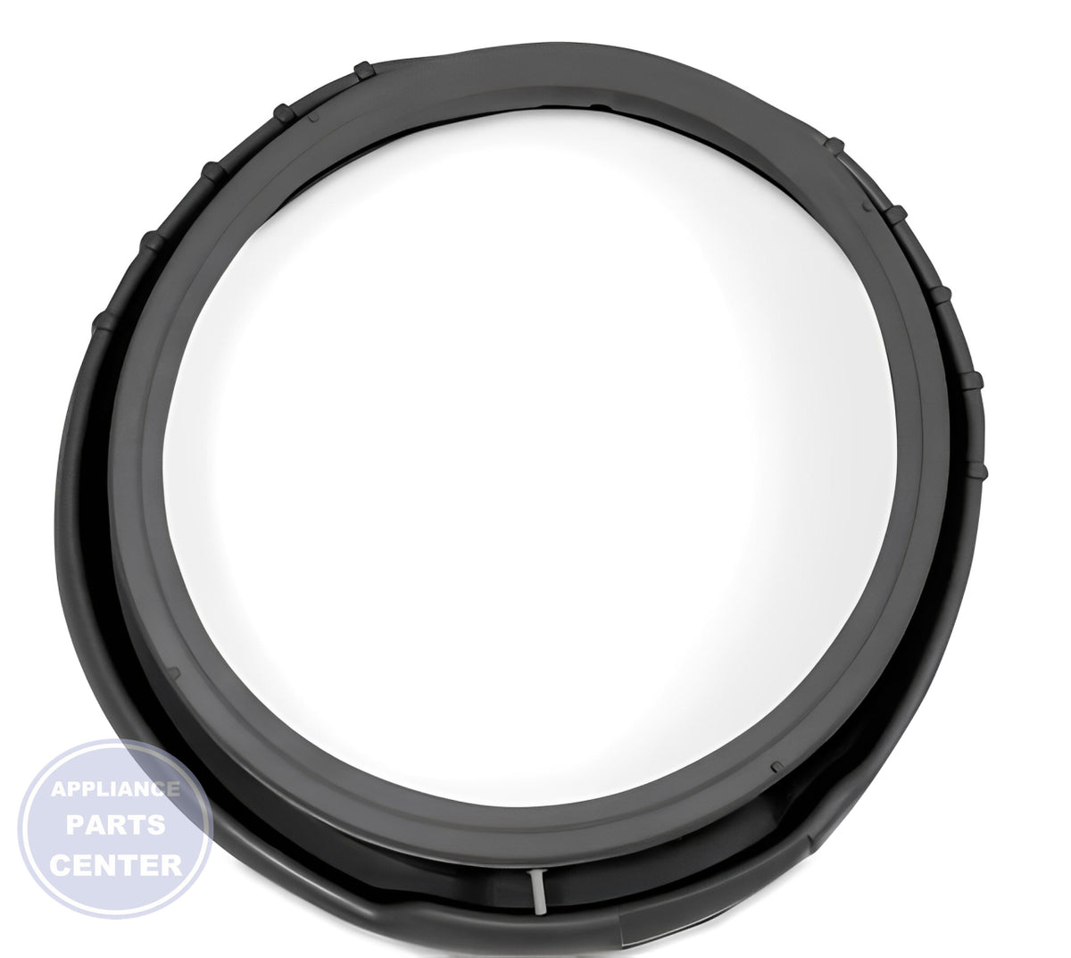 WASHER DOOR BOOT DIAPHRAGM GASKET ASSEMBLY DC97-14932F - Side view with precise measurements