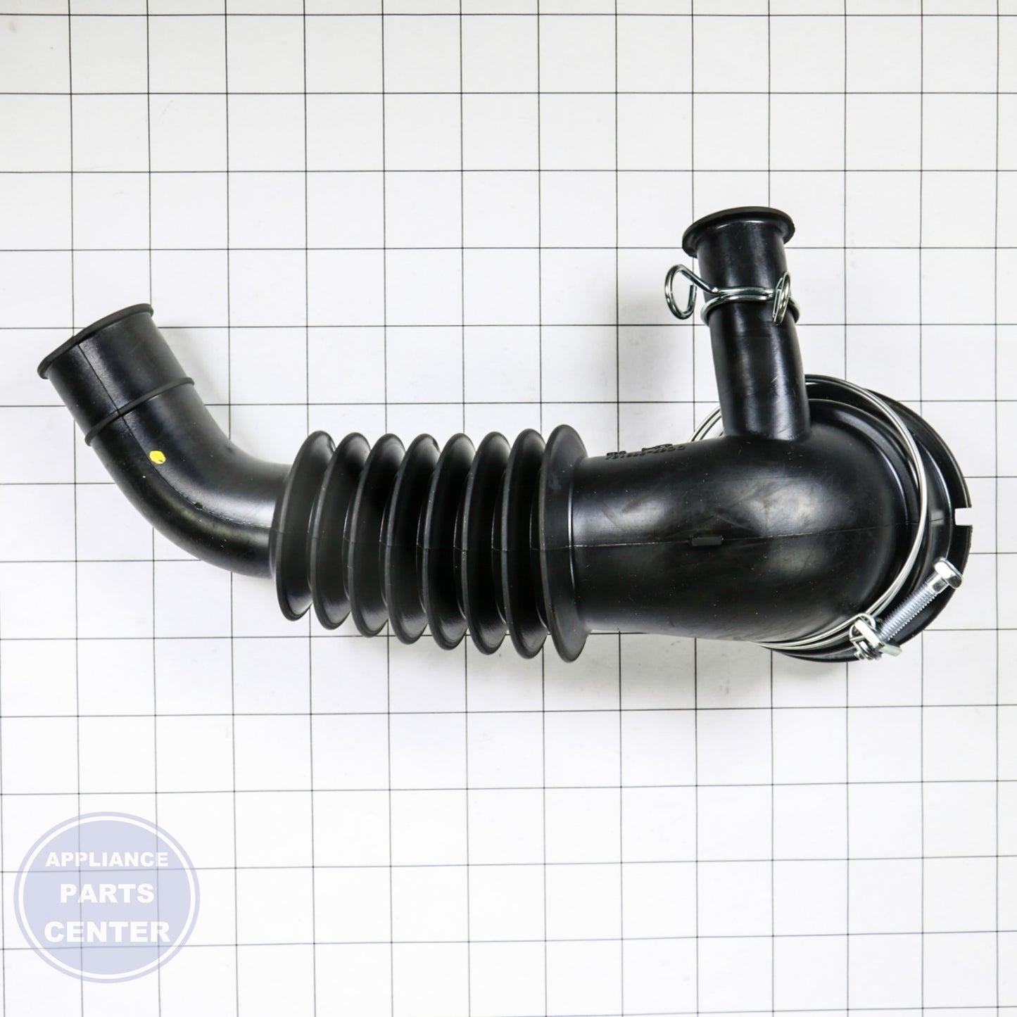 SAM ASSY HOSE DRAIN DC97-15298A - Installation in SAM model showcasing key mounting points