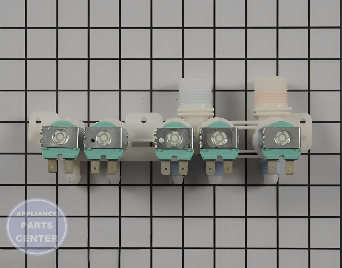 SAMSUNG WASHER INLET VALVE WATER ASSEMBLY - Main view showing water flow regulation for SMG Washing Machines