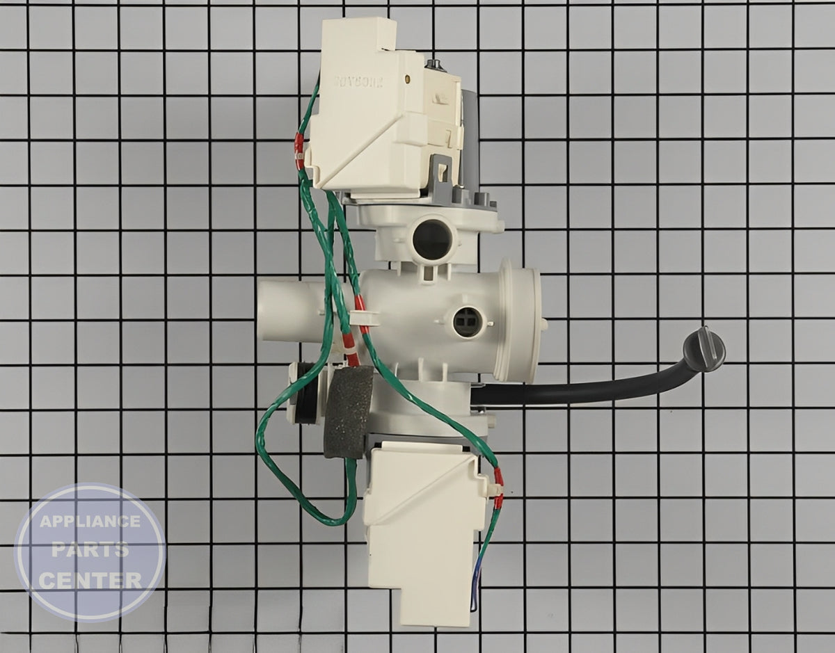 SAMSUNG WASHER DRAIN PUMP ASSEMBLY DC97-15974C - Detailed view of high-quality technical details