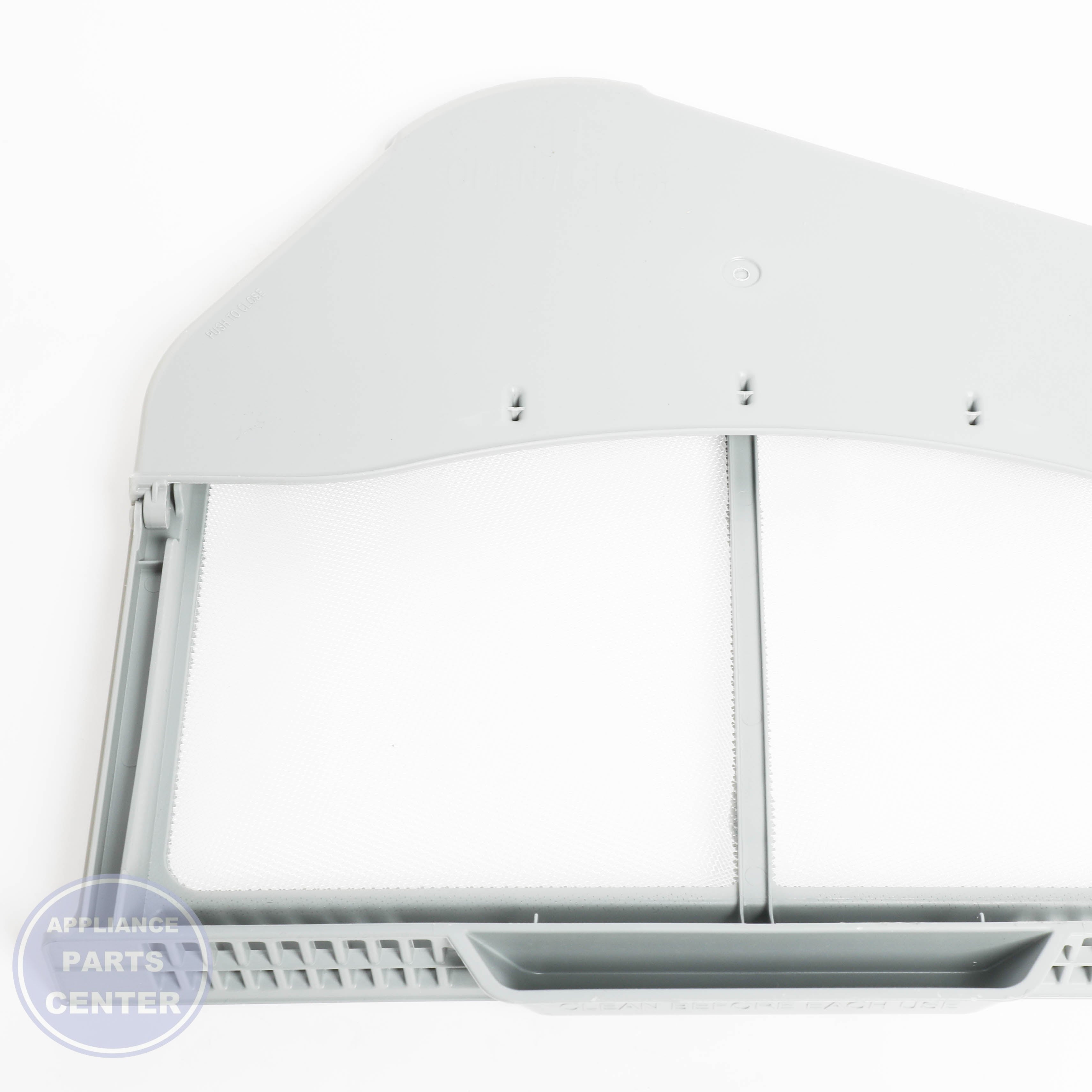 SAM ASSY CASE FILTER DC97-16742B - Installation in SAM model showing key mounting points