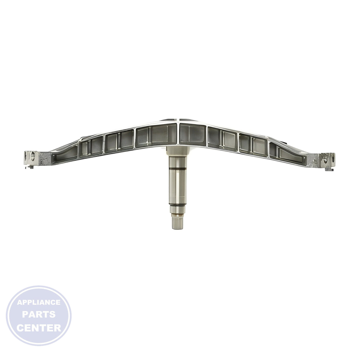 SAMSUNG WASHER SHAFT ASSEMBLY FLANGE DC97-17004E - Side view with precise measurements