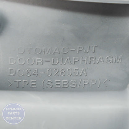 SAM ASSY DIAPHRAGM DC97-17041B - Installation in WF393BTPAWR/A1 showing mounting points