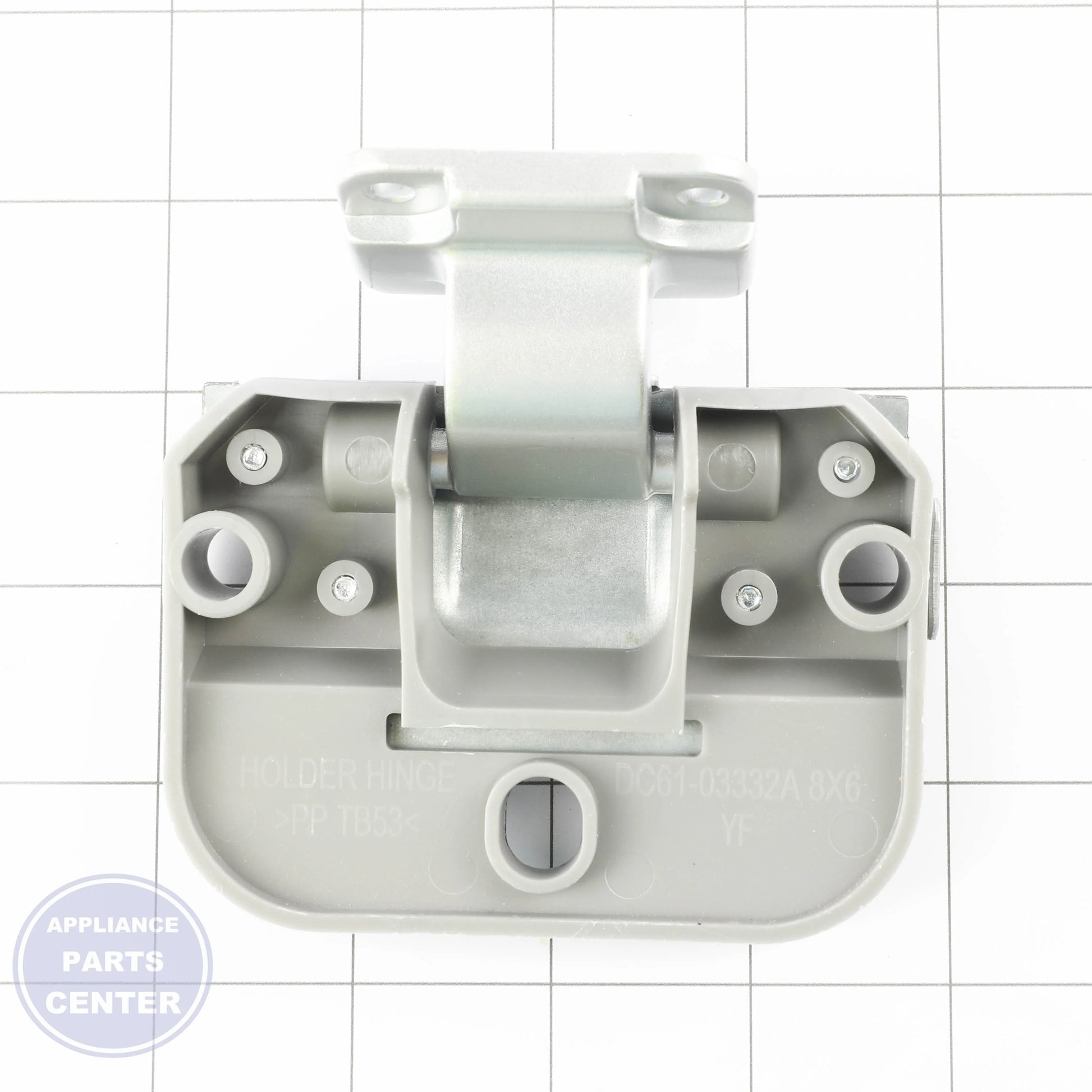 ASSY HINGE DOOR(L);F900A,DV50F9 - Side view with precise measurements