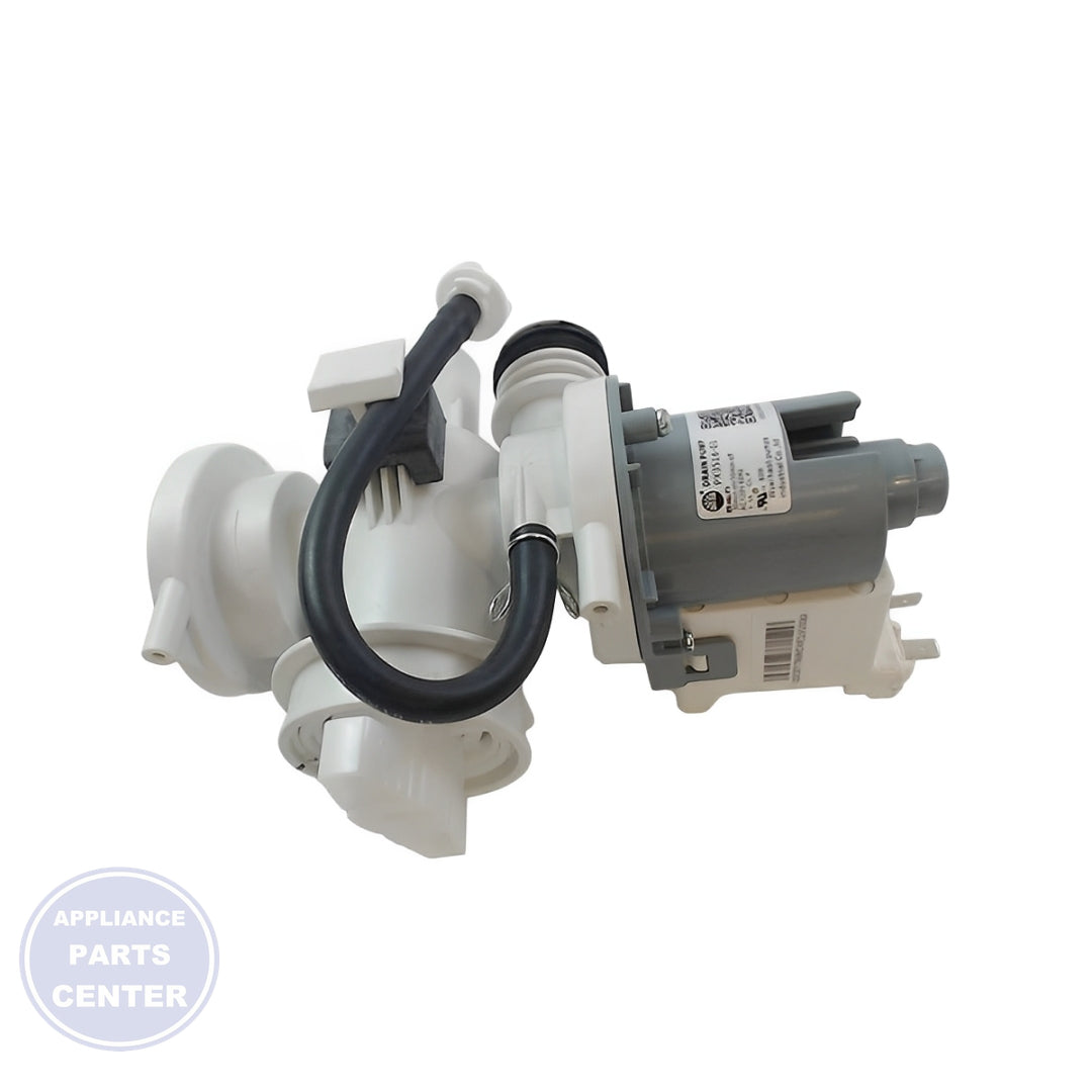 SAMSUNG WASHER DRAIN PUMP ASSEMBLY DC97-17999M - Main view showing efficient flow for specific models