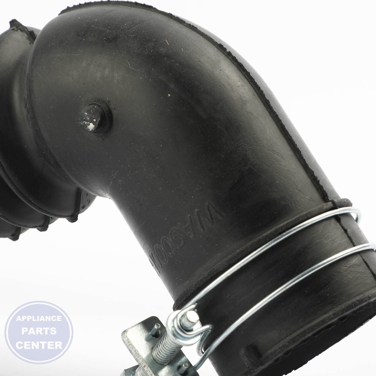 SAM ASSY HOSE DRAIN(I);WA9000HA DC97-18051A - Installation in [specific model] showing easy mounting points