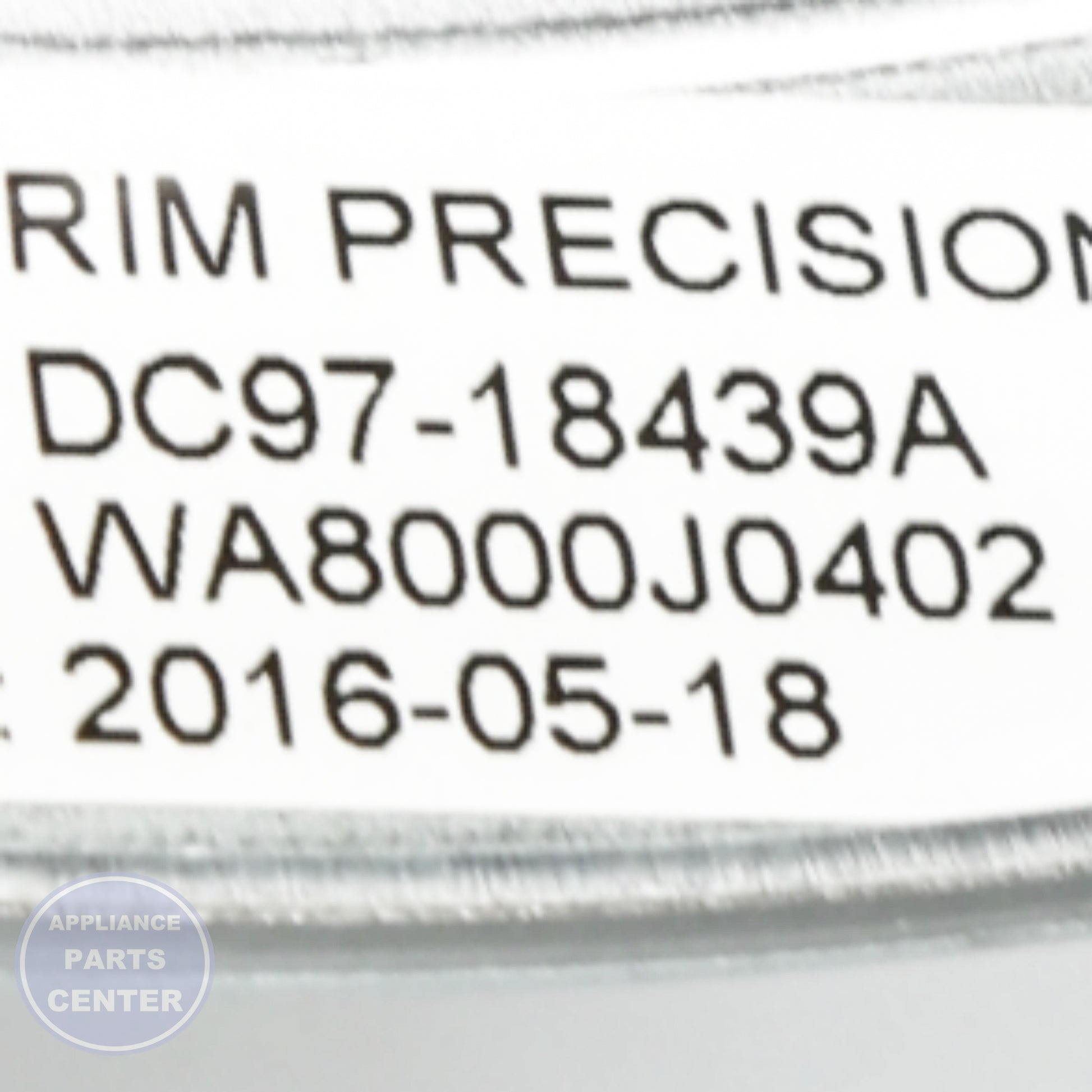 ASSY CLUTCH-MODULE DC97-18439A - Side view with precise measurements