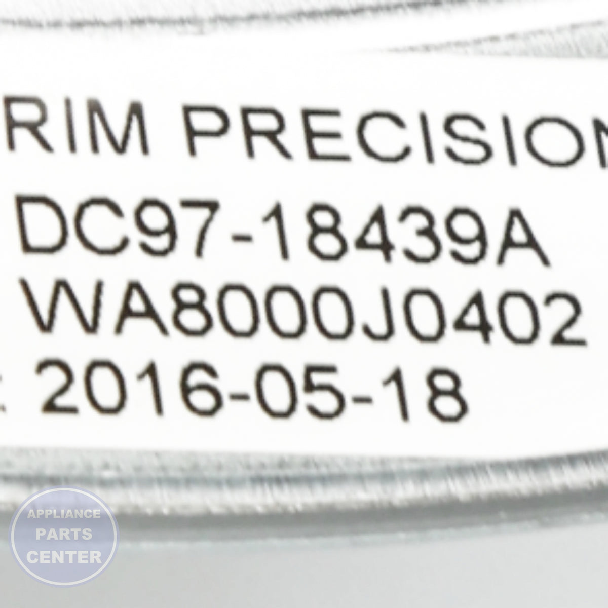 ASSY CLUTCH-MODULE DC97-18439A - Side view with precise measurements