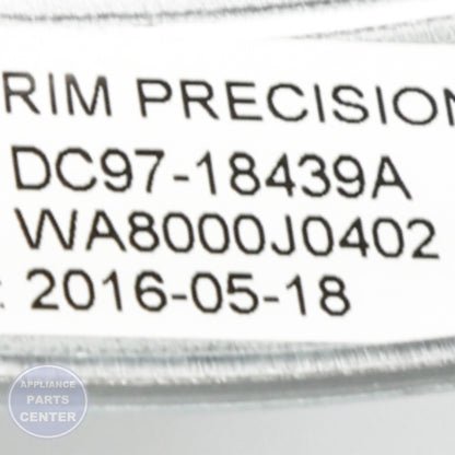 ASSY CLUTCH-MODULE DC97-18439A - Side view with precise measurements