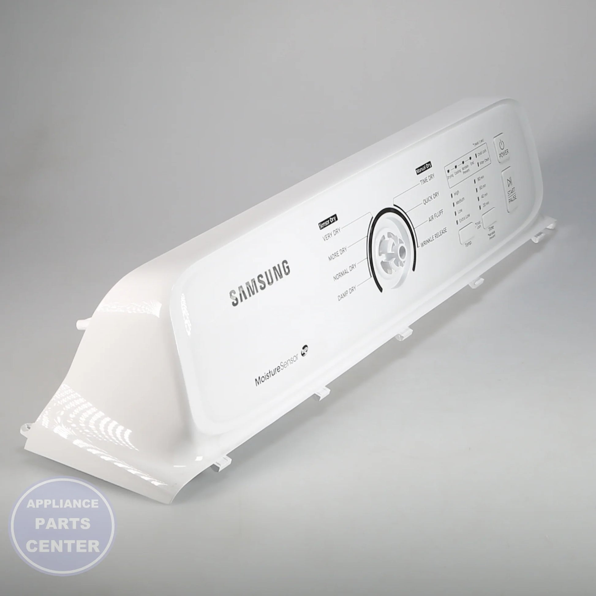 Samsung ASSY S.PANEL CONTROL;DV40J3000EW/A2 DC97-18718A - Main view showing sleek design for Samsung DV40J3000EW/A2