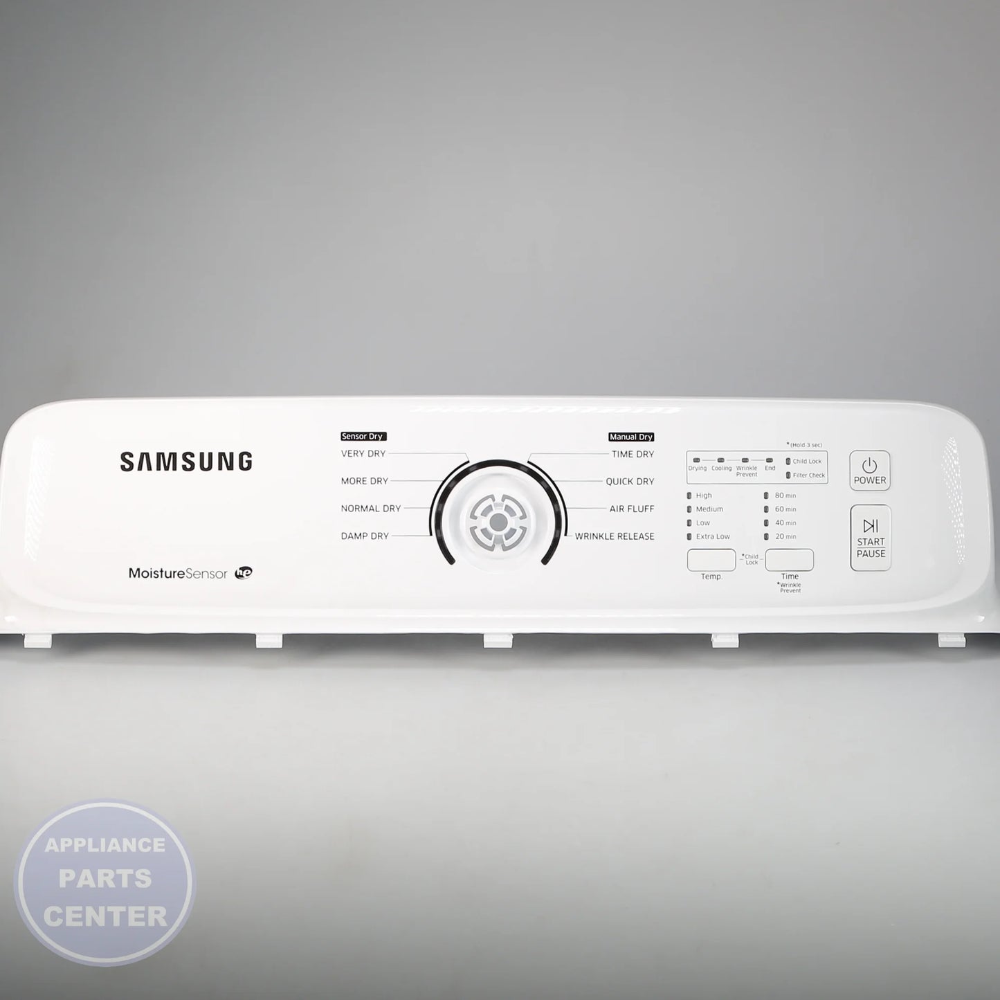 Samsung ASSY S.PANEL CONTROL;DV40J3000EW/A2 DC97-18718A - Installation in DV40J3000EW/A2 showing mounting points