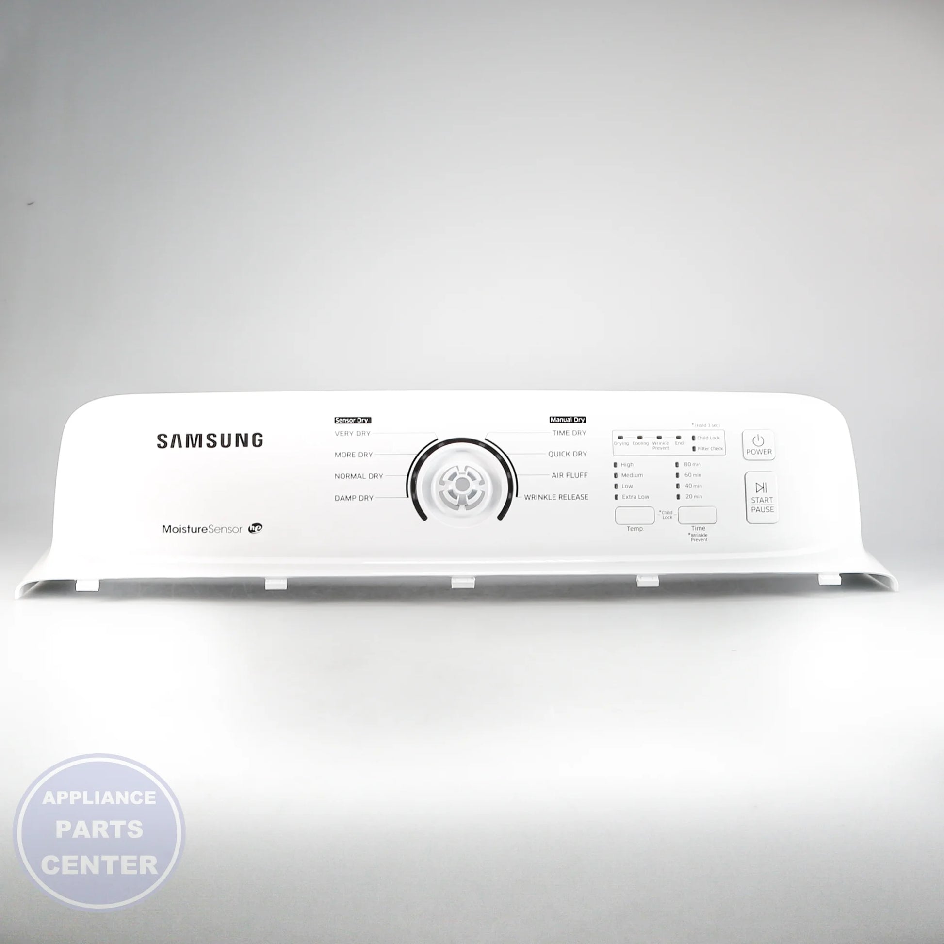 Samsung ASSY S.PANEL CONTROL;DV40J3000EW/A2 DC97-18718A - Installation in DV40J3000EW/A2 showing mounting points